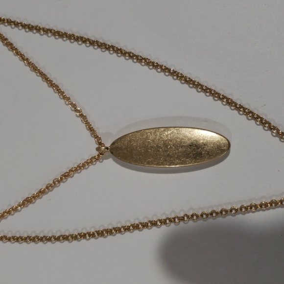 Layered Dual tone Double Pendant 34-inch Long Necklace - Women's Fashion Jewelry - Picture 5 of 8